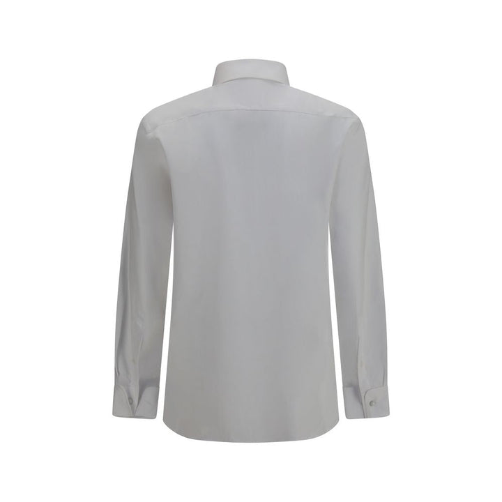 Giorgio Armani White Cotton Dress Shirt