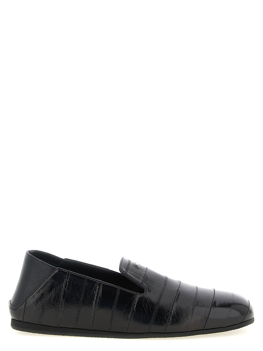Men’s Giuseppe Zanotti Black Leather Slip-on Loafers