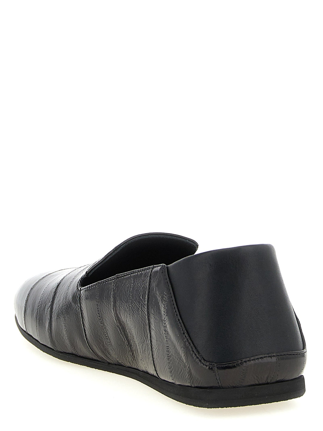 Men’s Giuseppe Zanotti Black Leather Slip-on Loafers