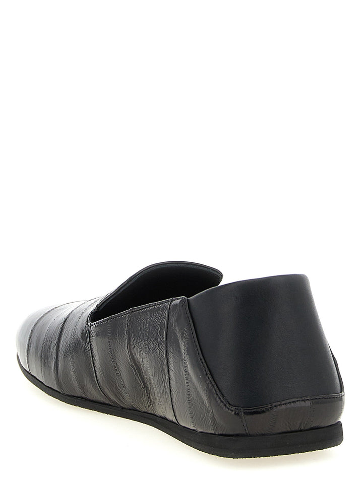 Men’s Giuseppe Zanotti Black Leather Slip-on Loafers