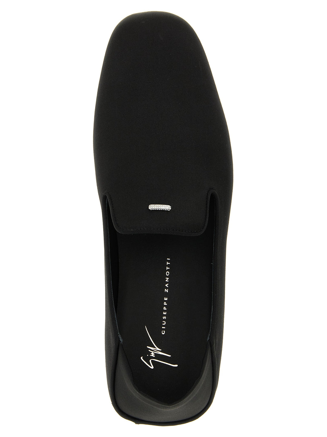 Men’s Giuseppe Zanotti Black Viscose Slip-on Loafers