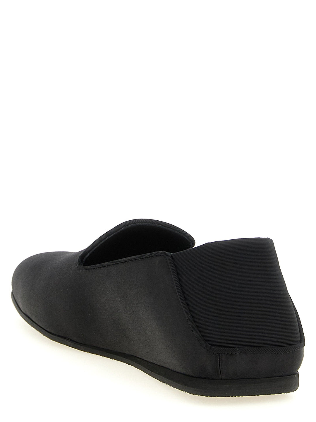Men’s Giuseppe Zanotti Black Viscose Slip-on Loafers