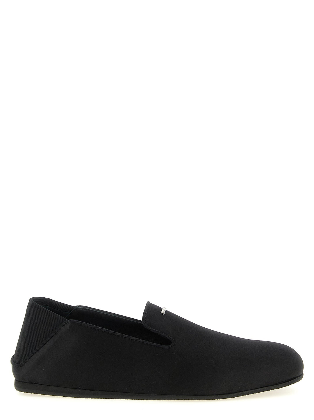 Men’s Giuseppe Zanotti Black Viscose Slip-on Loafers