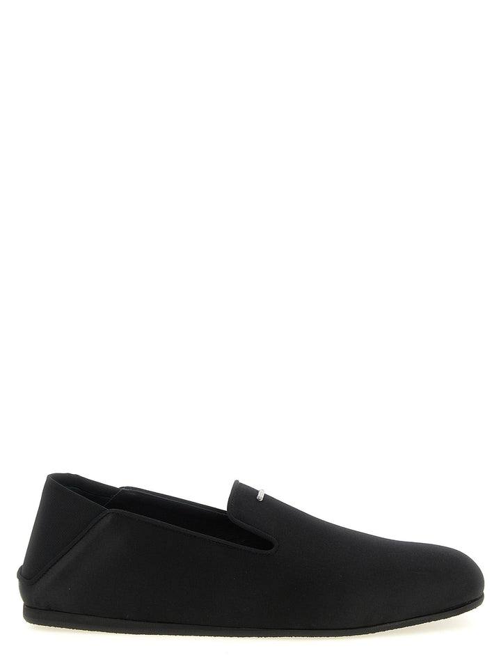 Men’s Giuseppe Zanotti Black Viscose Slip-on Loafers