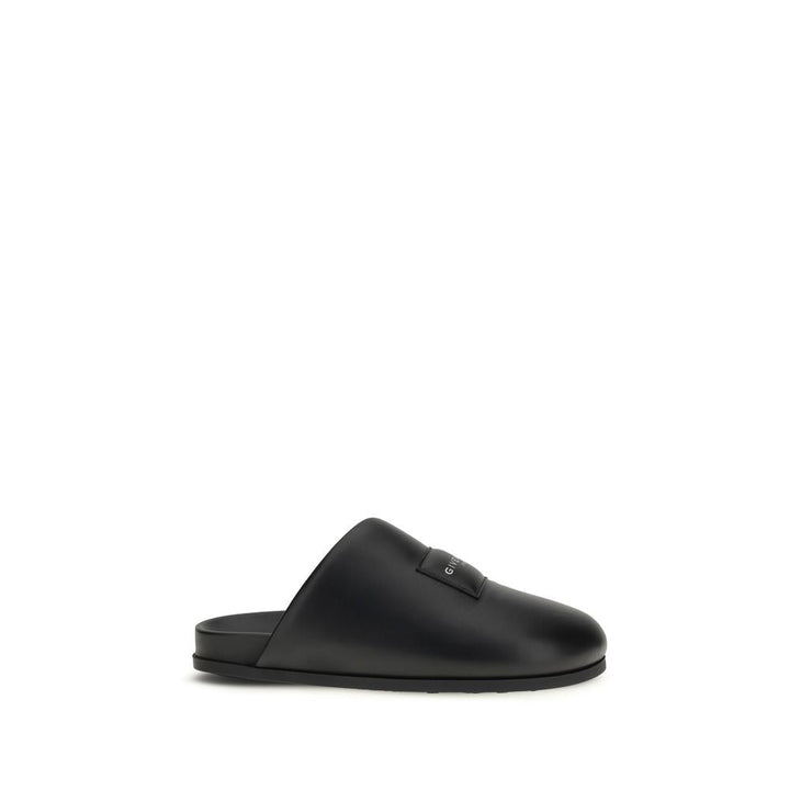 Men’s Givenchy Black Calf Leather Bos Taurus Mules