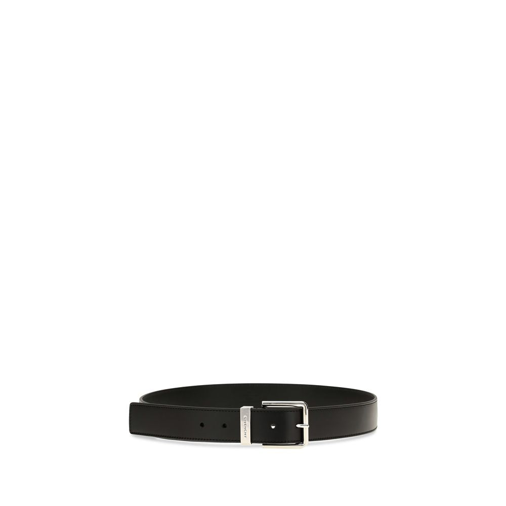 Givenchy Black Calf Leather Bos Taurus Regular Belt