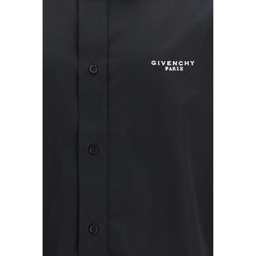 Men’s Givenchy Black Cotton Dress Shirt