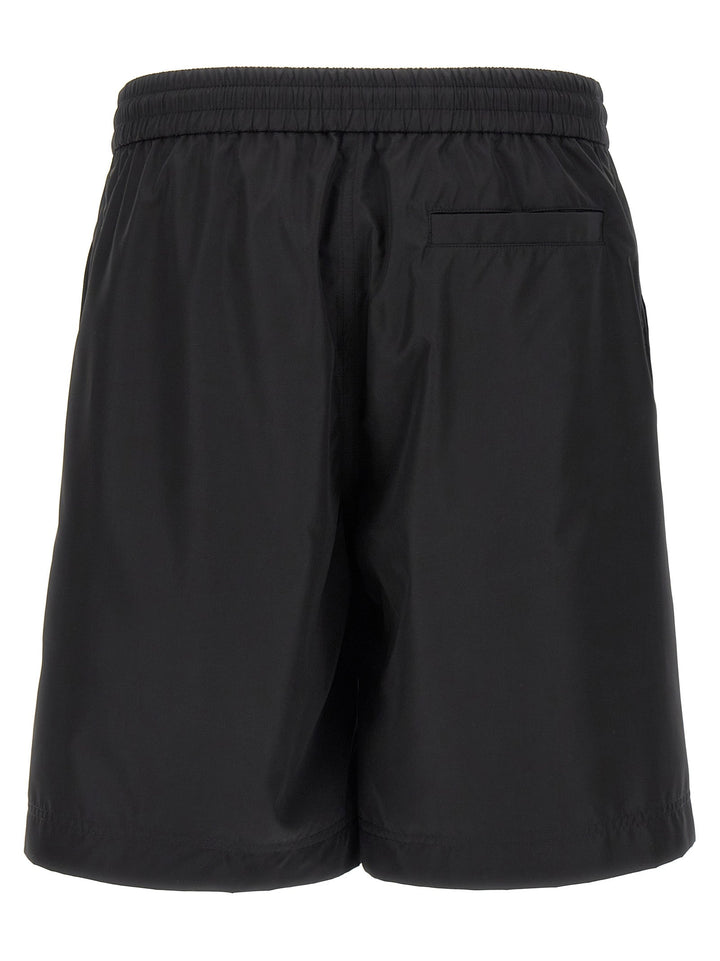 Givenchy Black Polyester Bermuda Shorts