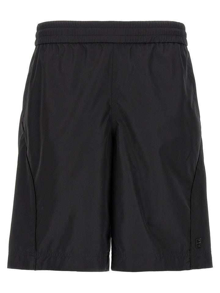 Givenchy Black Polyester Bermuda Shorts