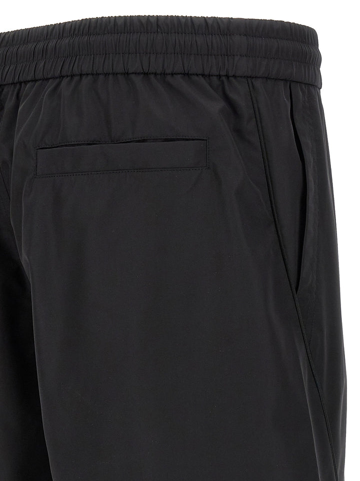 Givenchy Black Polyester Bermuda Shorts