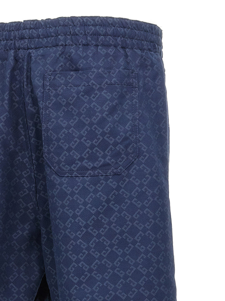 Men’s Givenchy Blue Cotton Bermuda Shorts