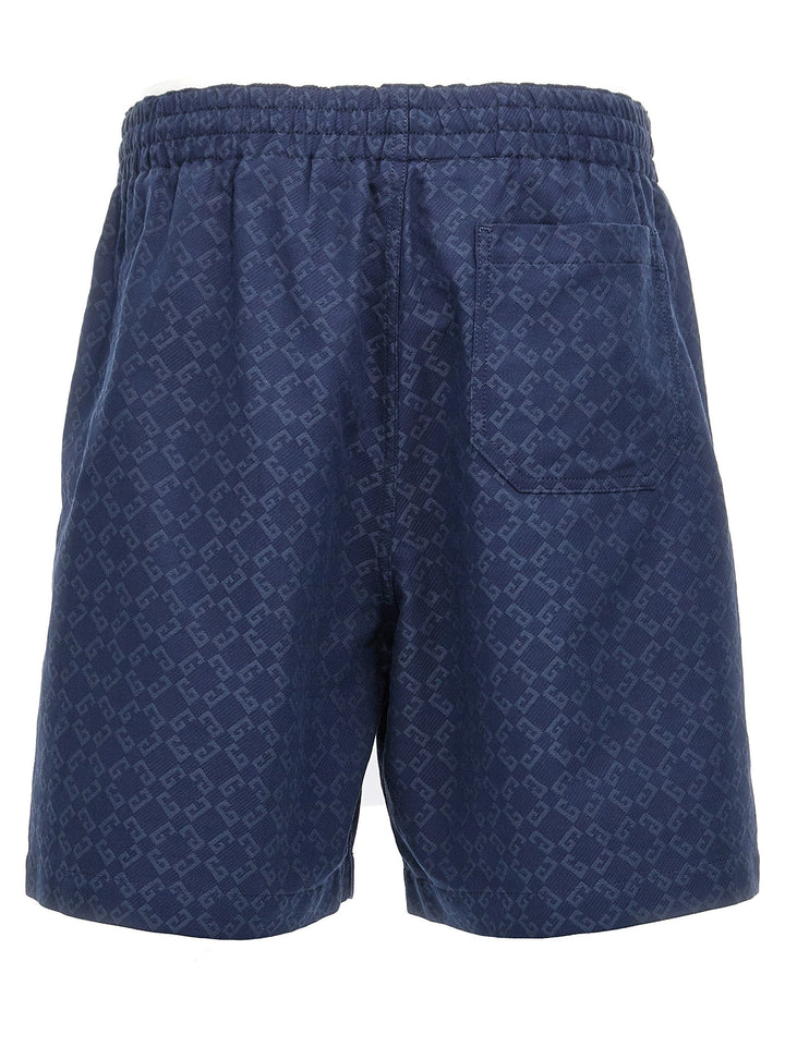 Givenchy Blue Cotton Bermuda Shorts