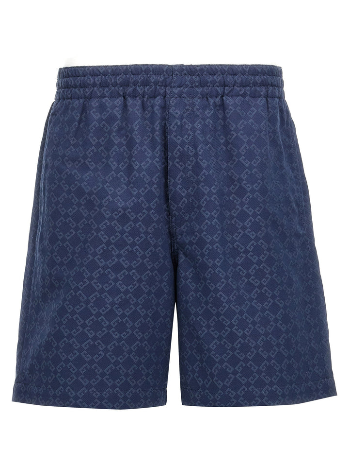 Men’s Givenchy Blue Cotton Bermuda Shorts