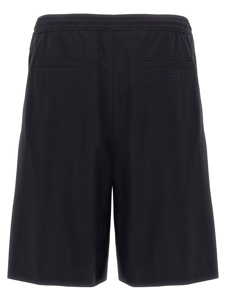 Givenchy Blue Elastane Bermuda Shorts