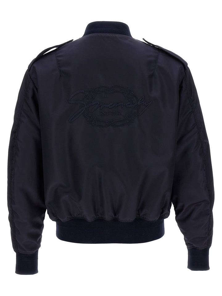 Men’s Givenchy Blue Polyamide Bomber