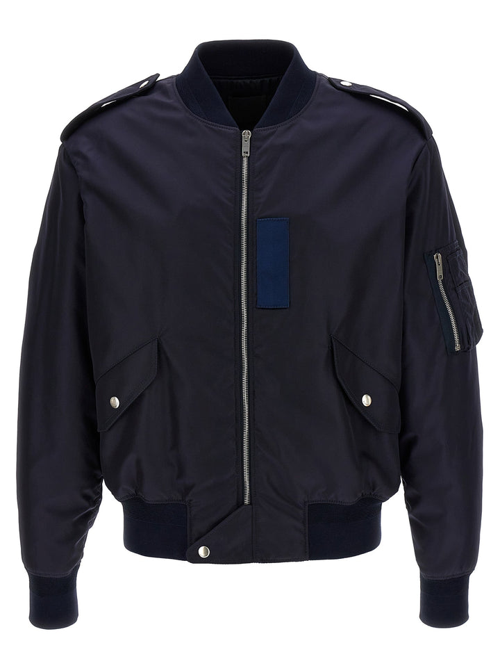 Men’s Givenchy Blue Polyamide Bomber