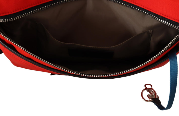 Men’s Givenchy Red Polyamide Downtown Flat Crossbody Bag