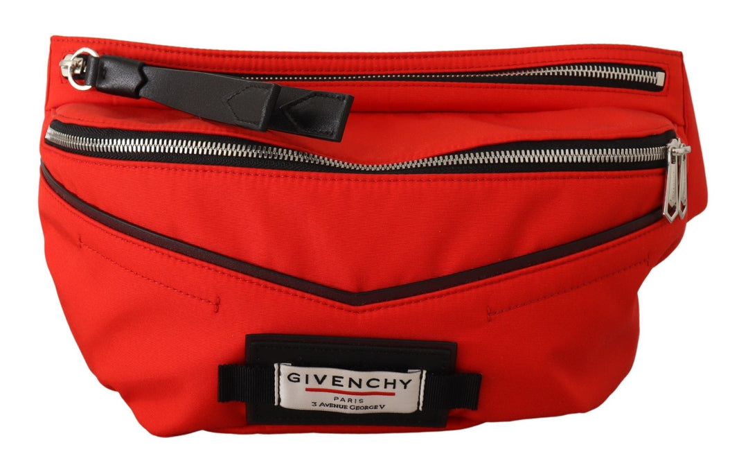 Men’s Givenchy Red Polyamide Downtown Large Bum Belt Bag