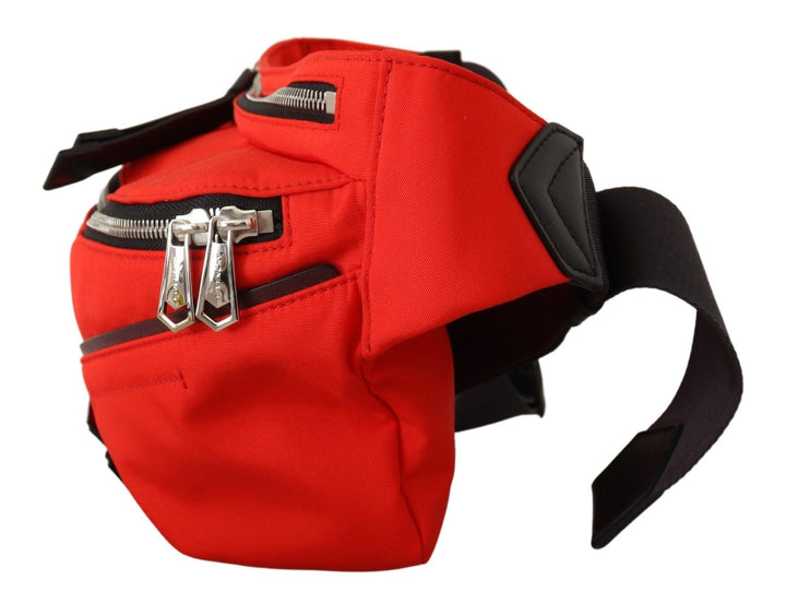 Men’s Givenchy Red Polyamide Downtown Large Bum Belt Bag
