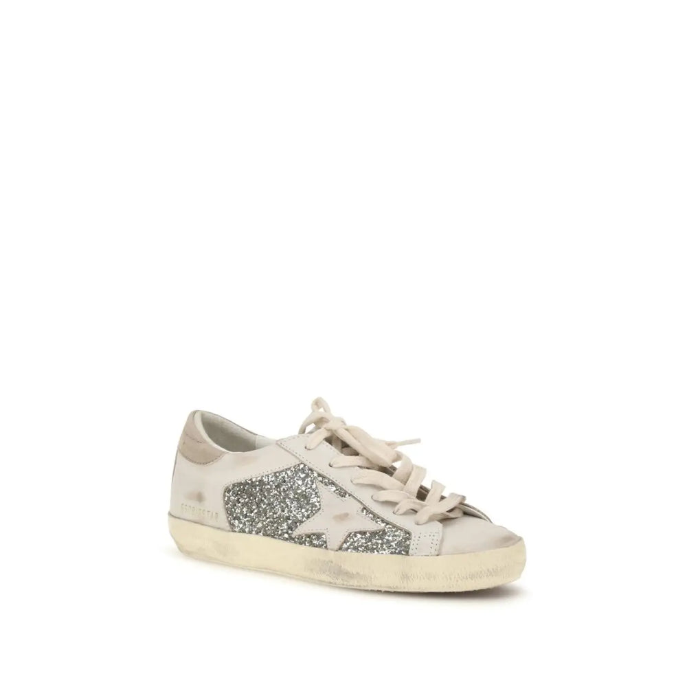 Men’s Golden Goose Beige Calf Leather Bos Taurus Sneakers