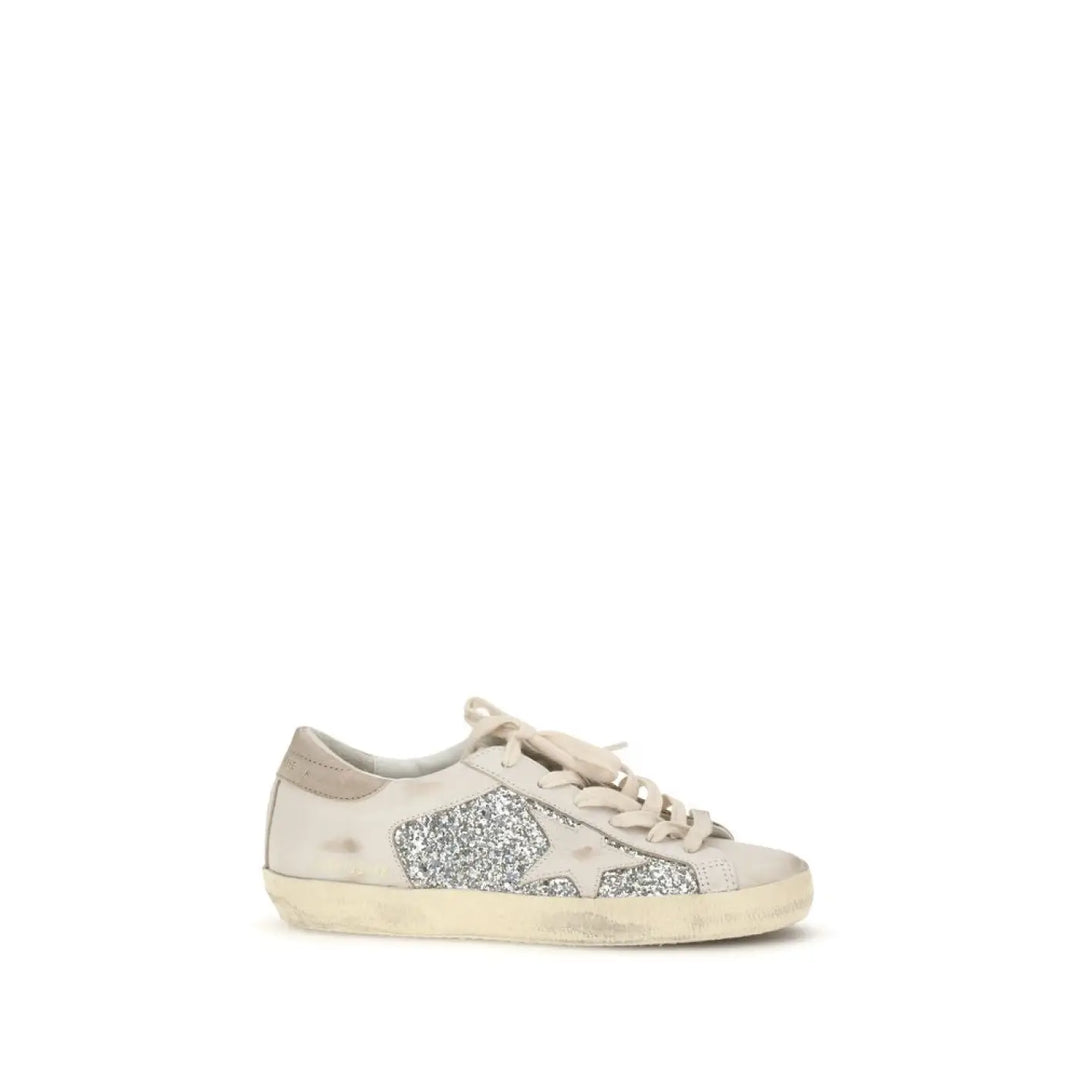 Men’s Golden Goose Beige Calf Leather Bos Taurus Sneakers