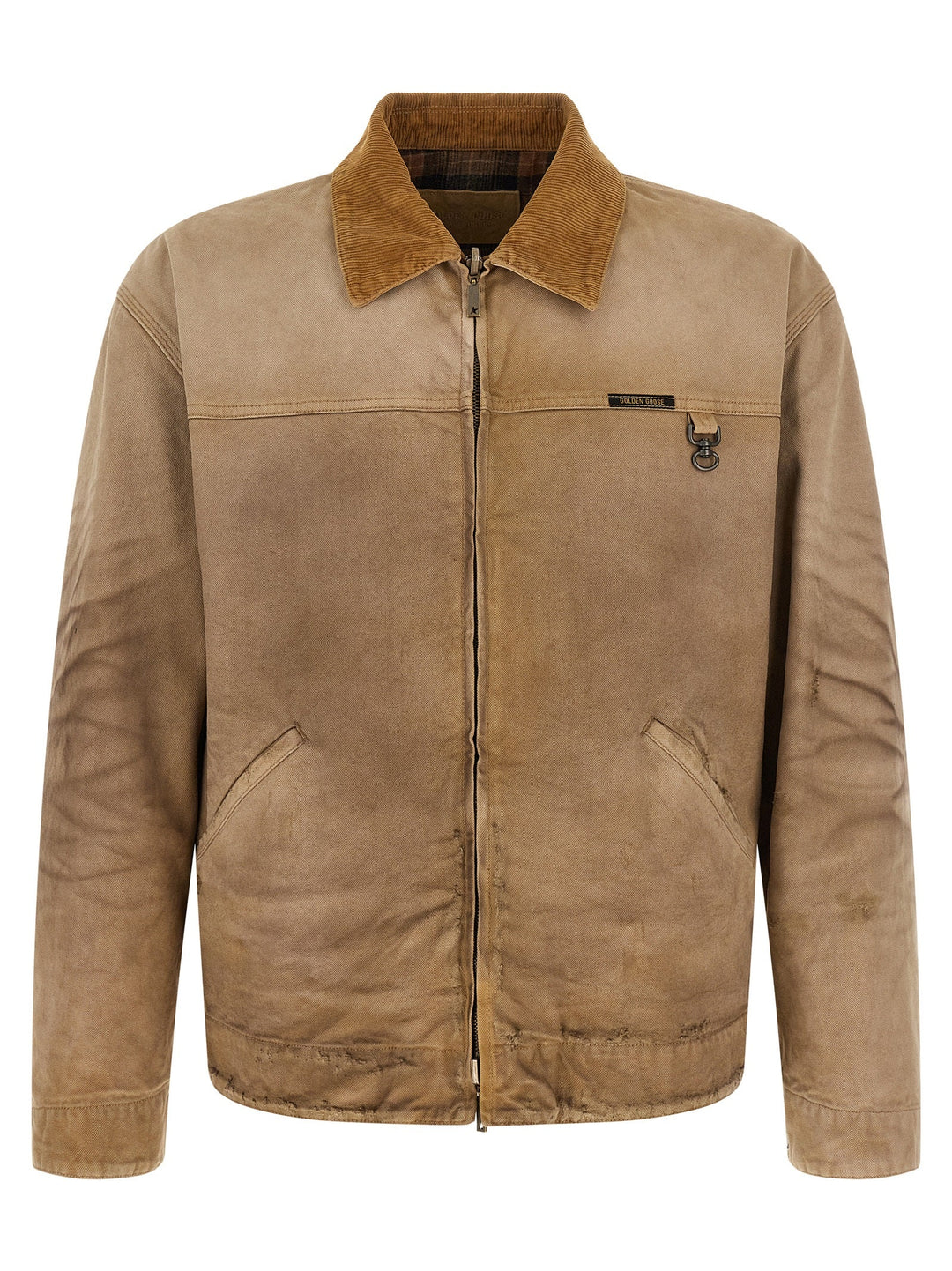 Men’s Golden Goose Beige Cotton Shell Jacket