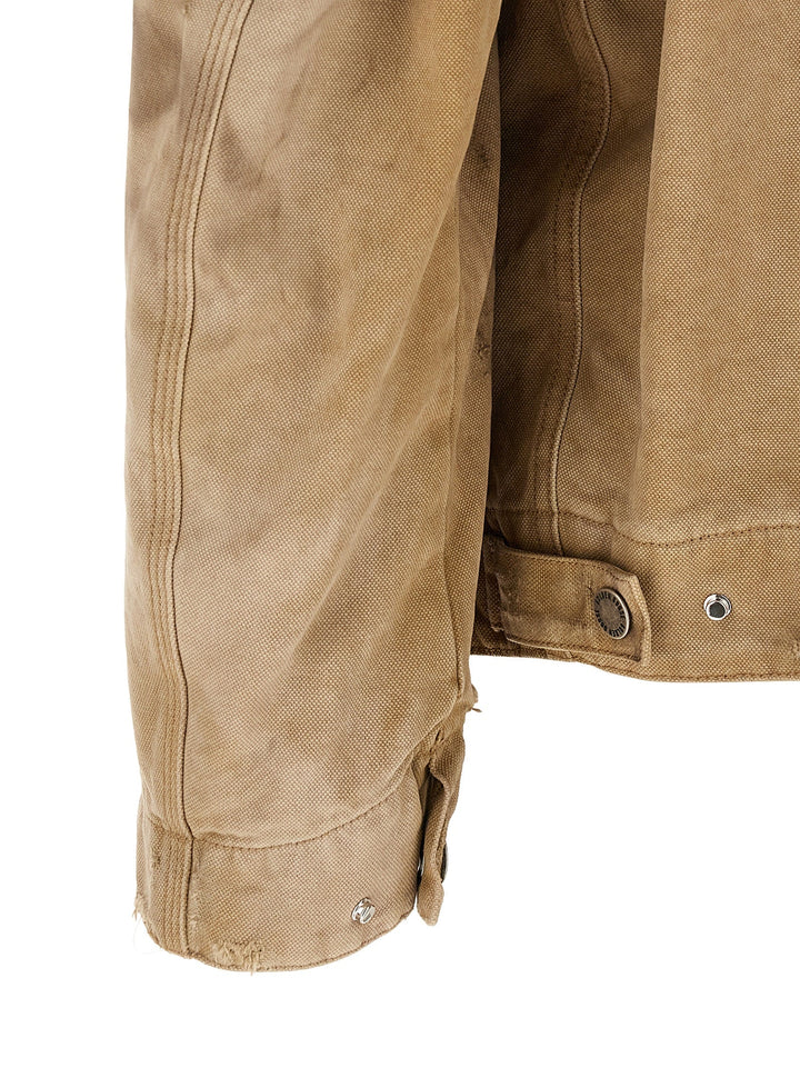 Men’s Golden Goose Beige Cotton Shell Jacket