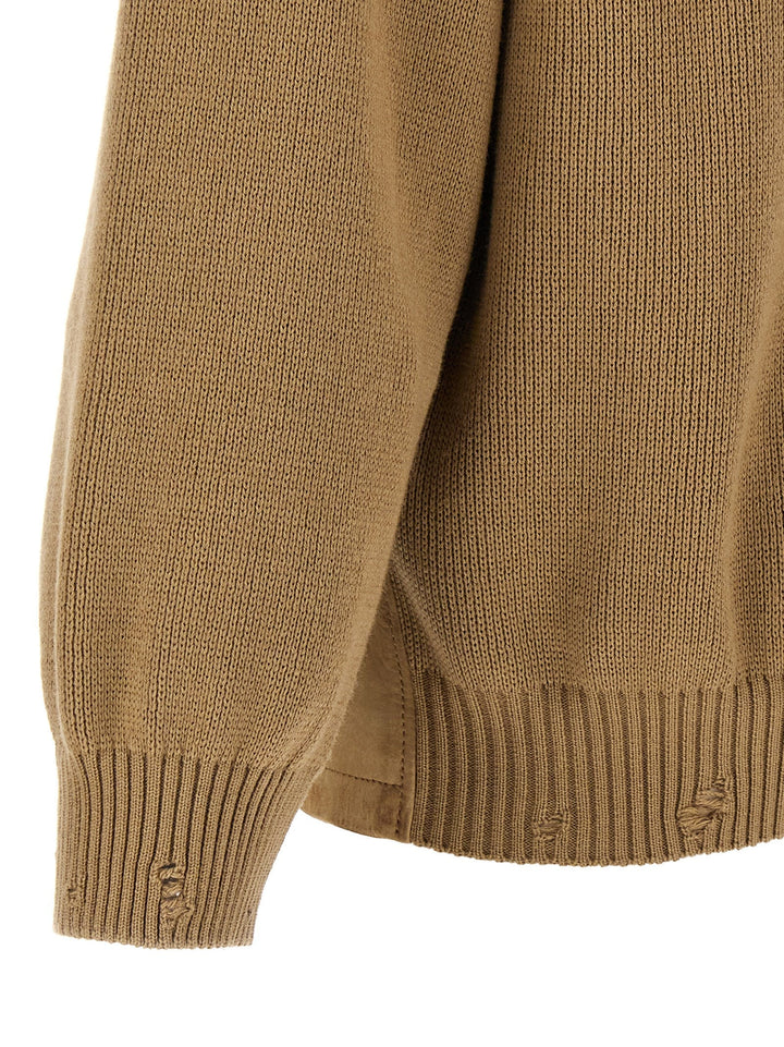 Men’s Golden Goose Beige Cowhide Leather Jacket