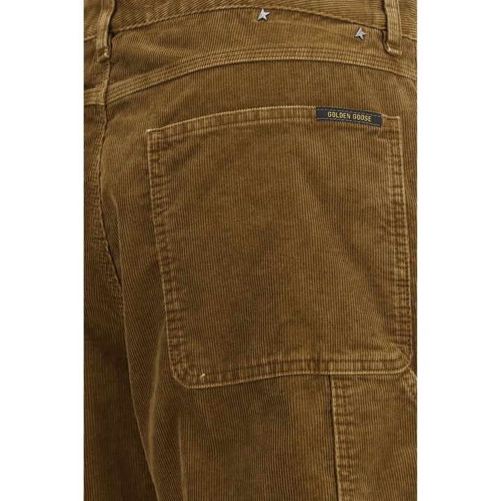 Men’s Golden Goose Brown Cotton Cargo Pants