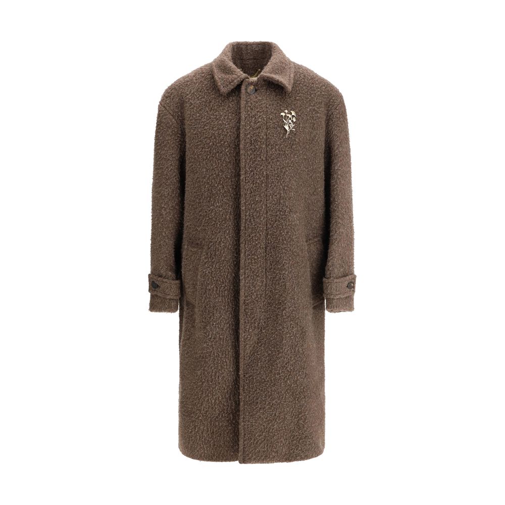 Men’s Golden Goose Brown Viscose Coat