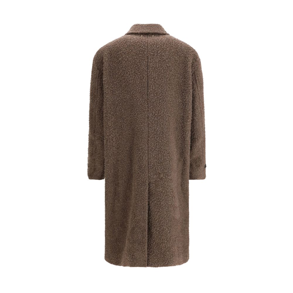 Men’s Golden Goose Brown Viscose Coat