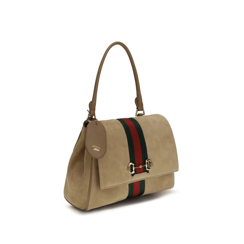 Men’s Gucci Beige Calf Leather Bos Taurus Handbag