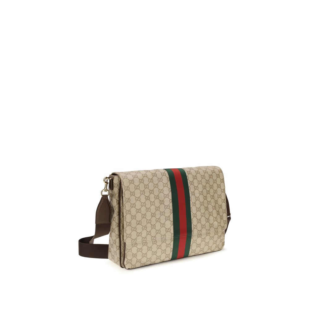 Men’s Gucci Beige Fabric Shoulder Bag