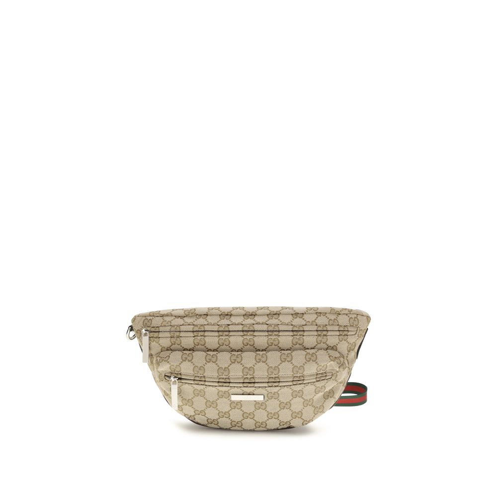 Men’s Gucci Beige Fabric Shoulder Bag