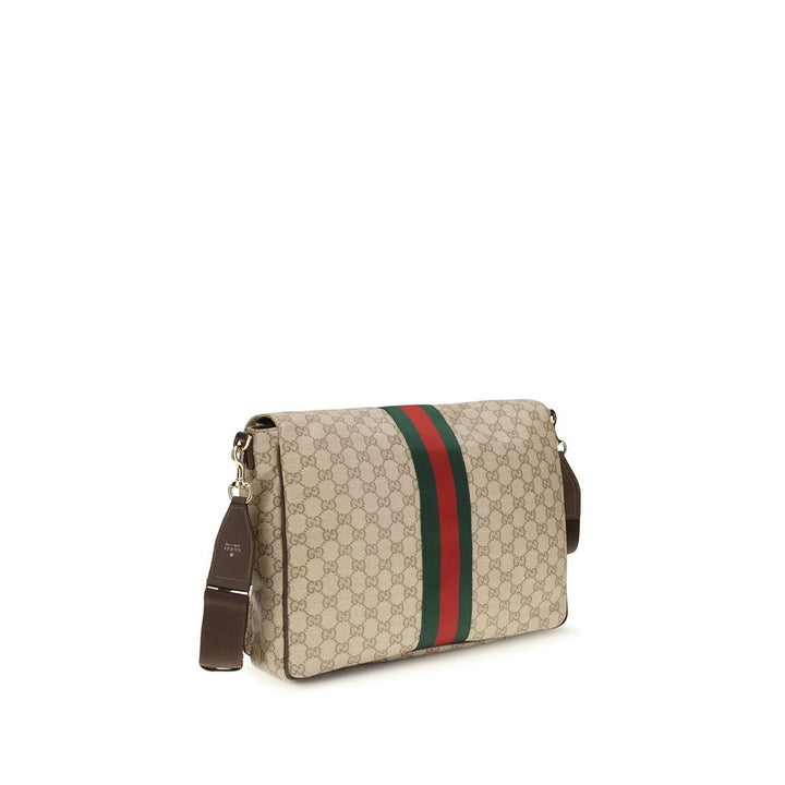 Men’s Gucci Beige Fabric Shoulder Bag