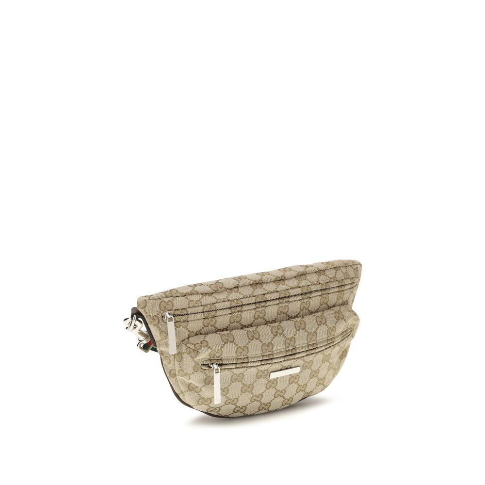 Men’s Gucci Beige Fabric Shoulder Bag