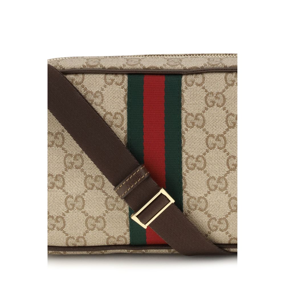 Men’s Gucci Beige Fabric Shoulder Bag