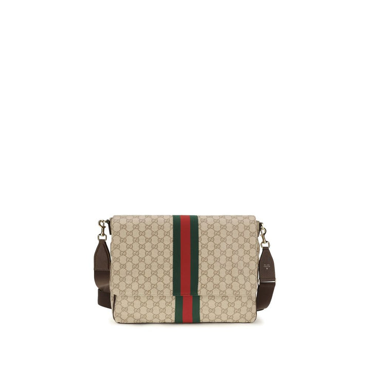Men’s Gucci Beige Fabric Shoulder Bag