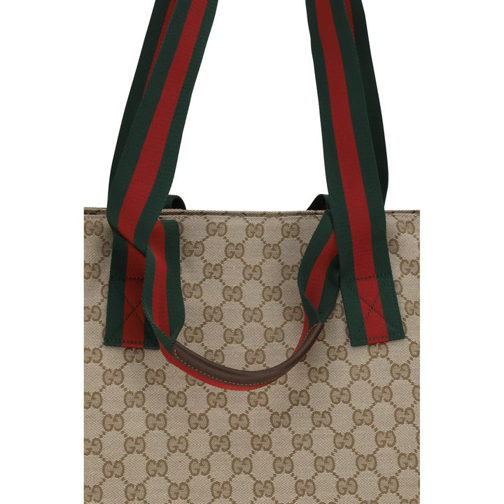 Men’s Gucci Beige Fabric Shoulder Bag