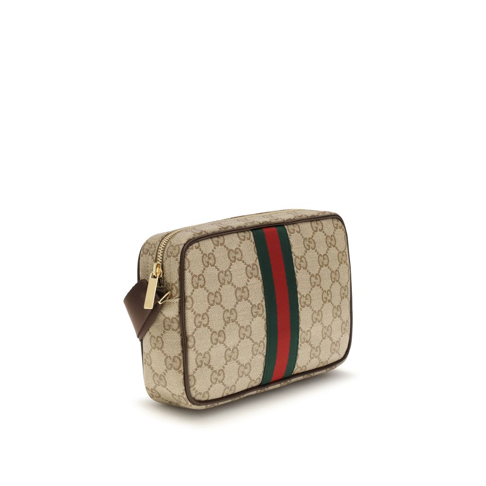 Men’s Gucci Beige Fabric Shoulder Bag