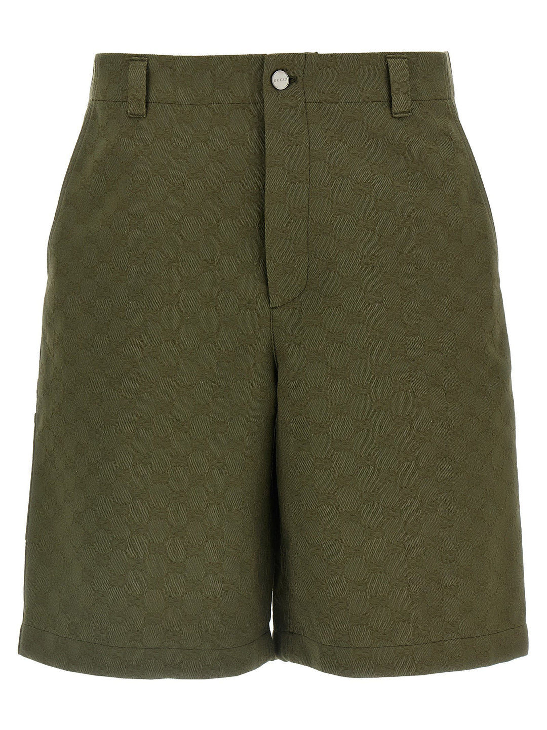 Men’s Gucci Bicolor Cotton Bermuda Shorts