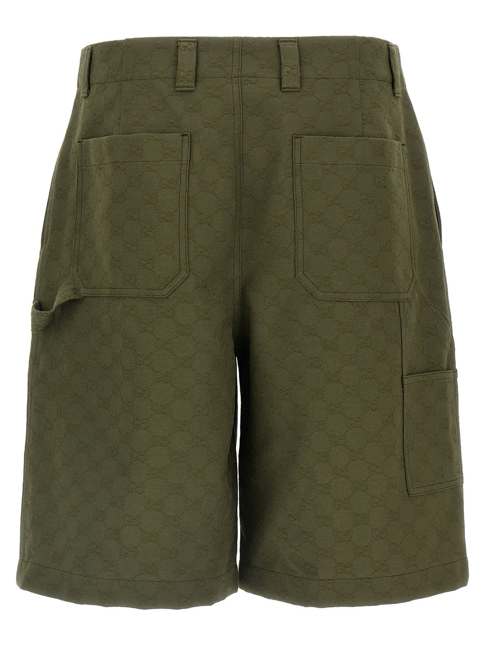 Men’s Gucci Bicolor Cotton Bermuda Shorts