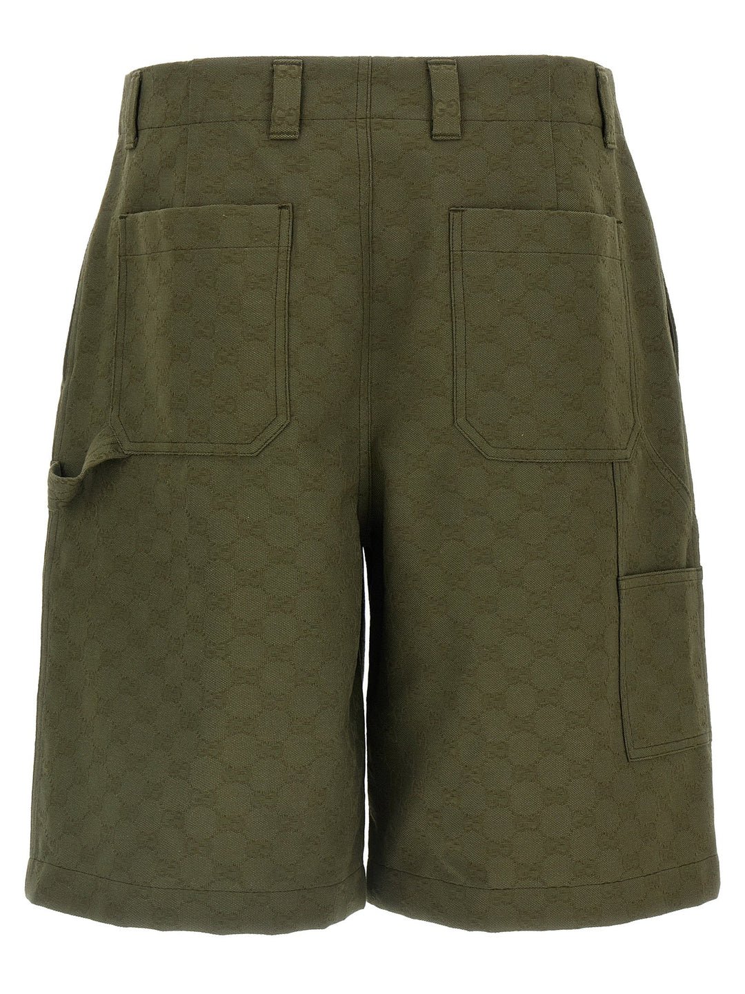 Men’s Gucci Bicolor Cotton Bermuda Shorts