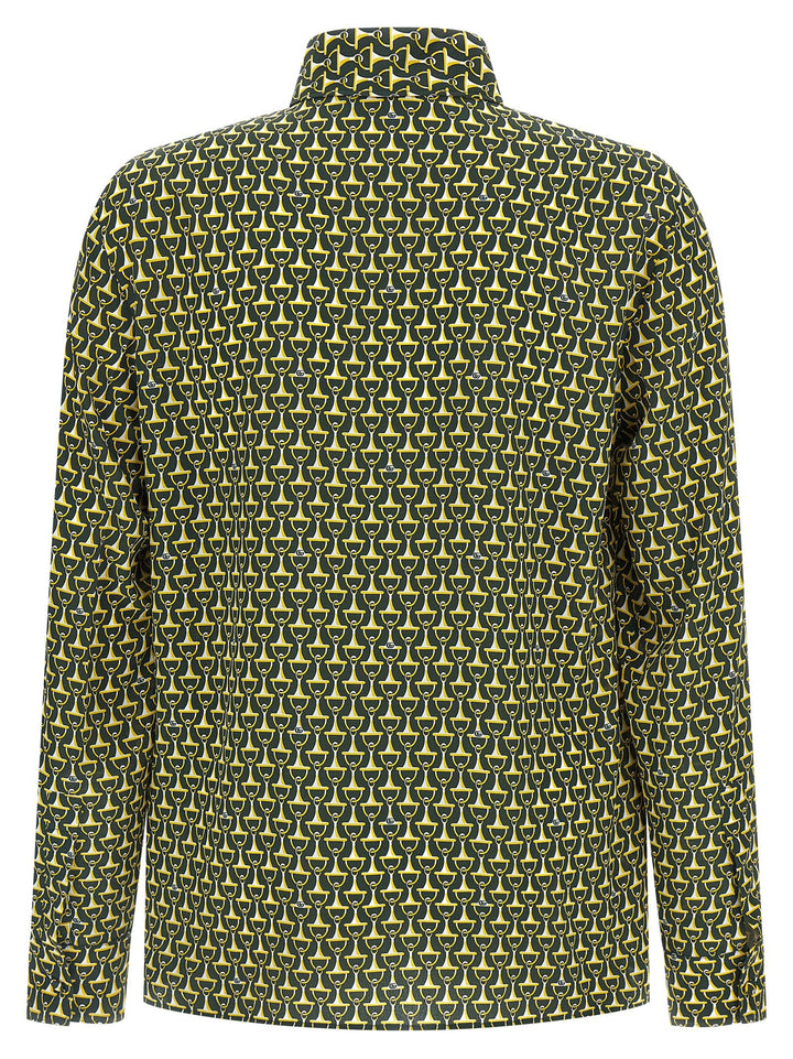 Gucci Bicolor Silk Blouse