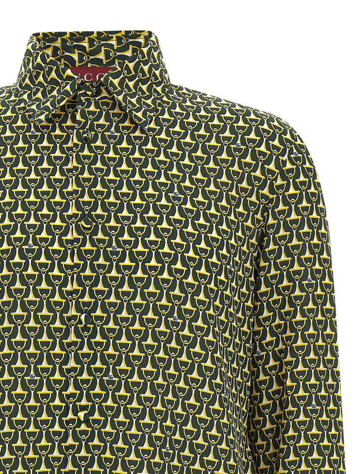 Gucci Bicolor Silk Blouse