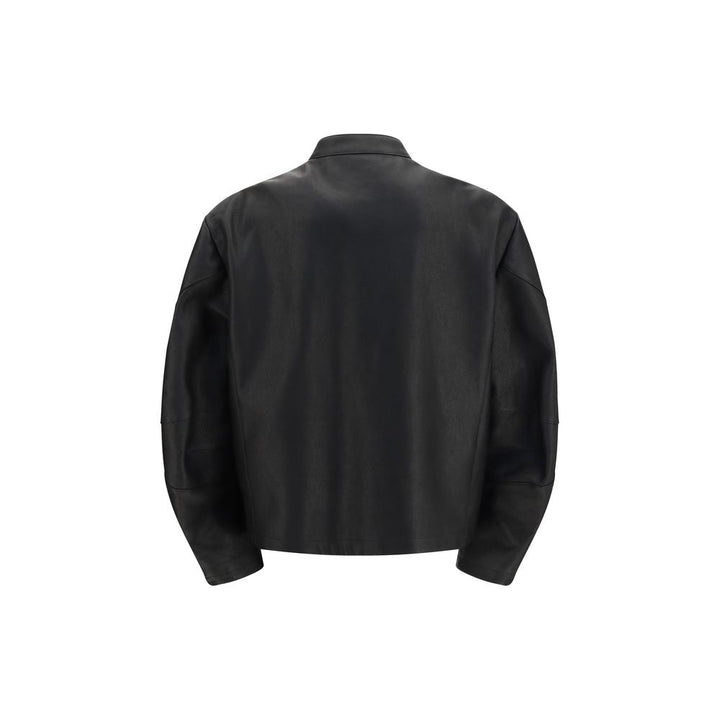 Men’s Gucci Black Calf Leather Bos Taurus Biker Jacket