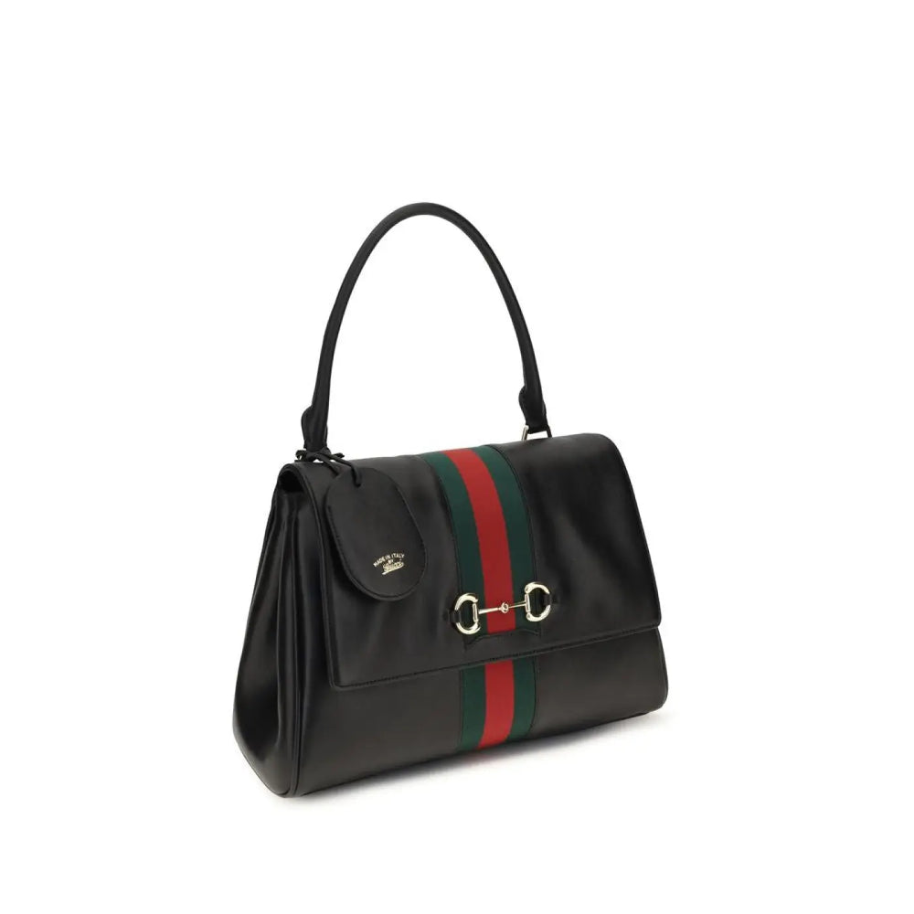 Men’s Gucci Black Calf Leather Bos Taurus Handbag