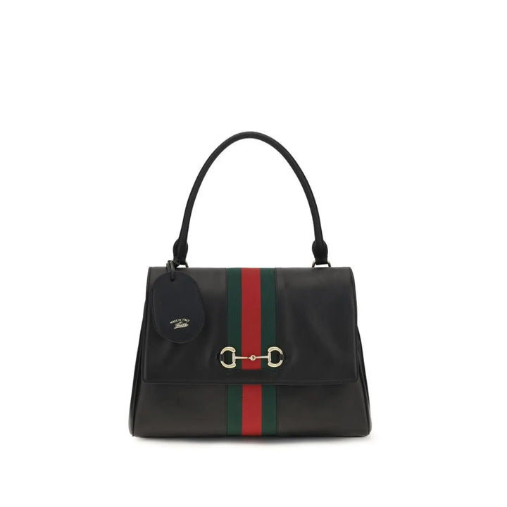 Men’s Gucci Black Calf Leather Bos Taurus Handbag