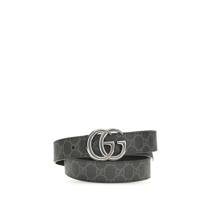 Gucci Black Calf Leather Bos Taurus Regular Belt