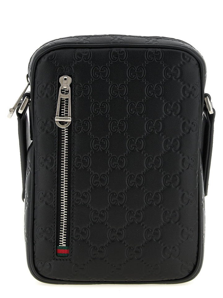 Men’s Gucci Black Calfskin Crossbody Bag
